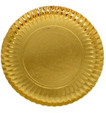 Picture of GOLD ROUND TRAY X 2  16CM